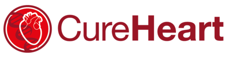 Project logo saying CureHeart with a heart icon