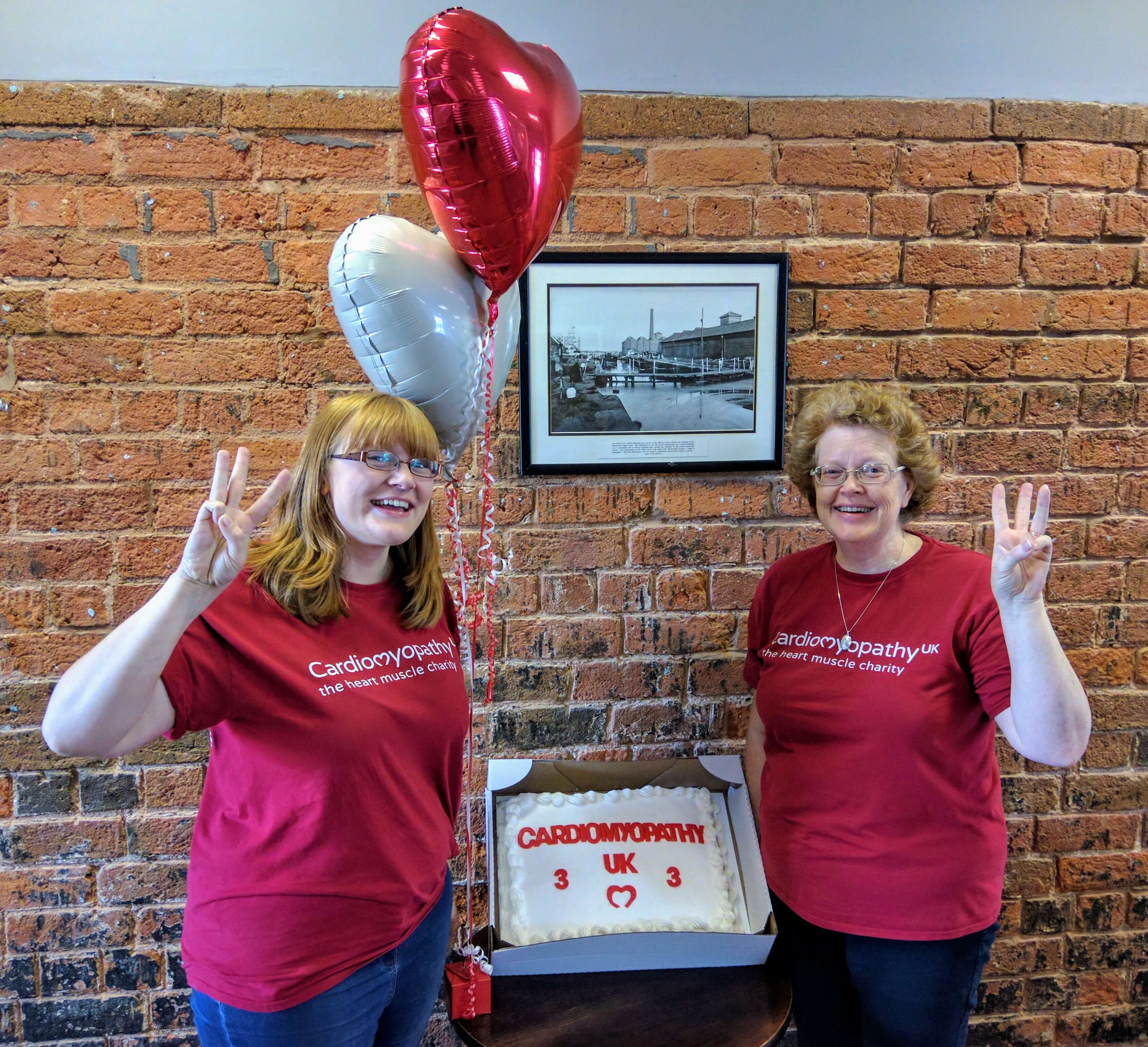 Support group anniversary celebration cake