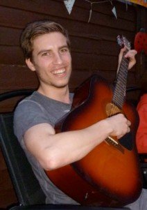 Jack playing the guitar