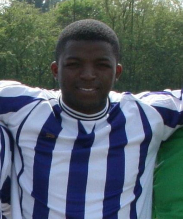 Zai in his football shirt