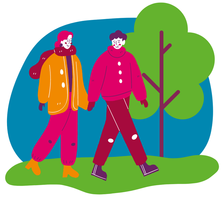 Couple Walking