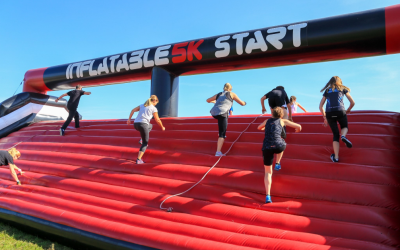 Inflatable start line