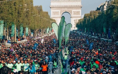 Paris Marathon start line