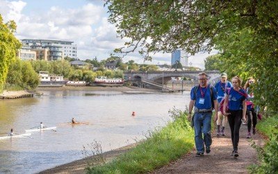 Thames path route